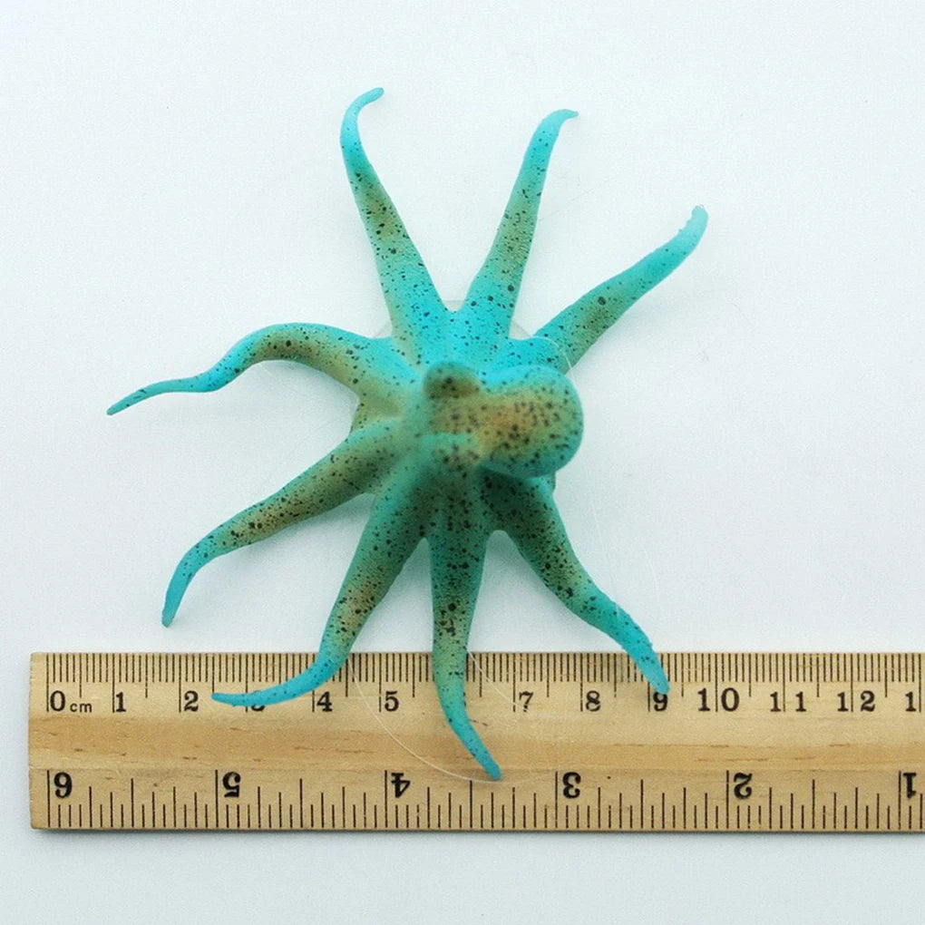 Fluorescent Artificial Octopus Aquarium