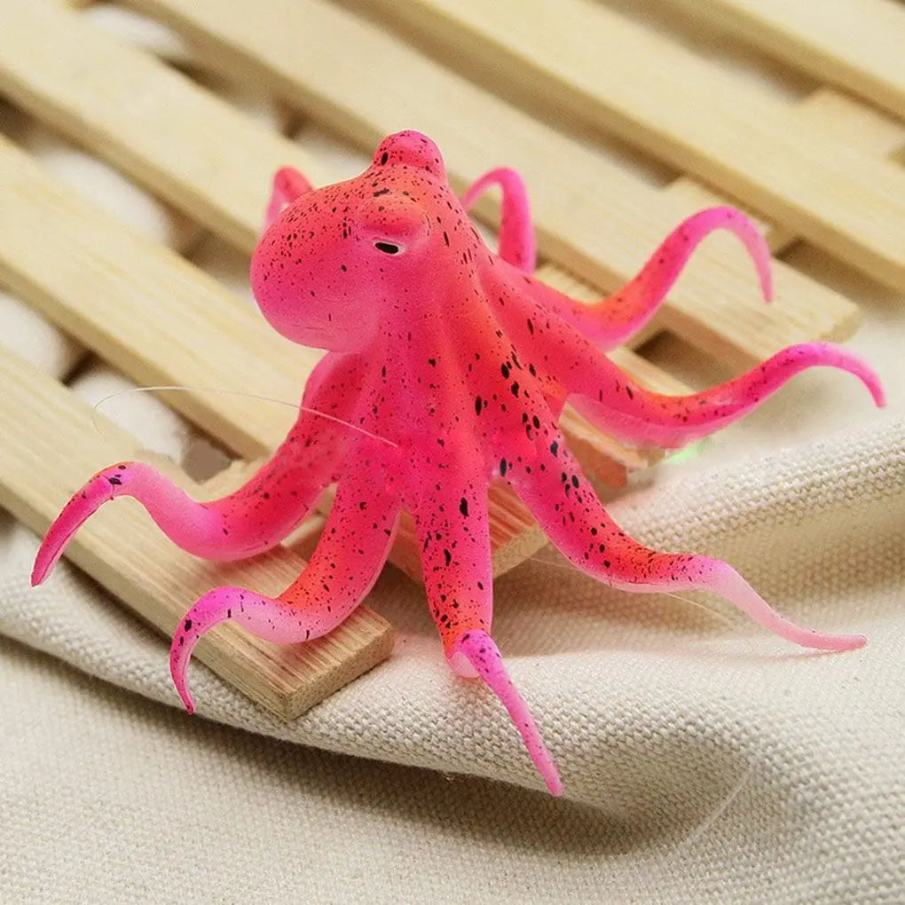 Fluorescent Artificial Octopus Aquarium