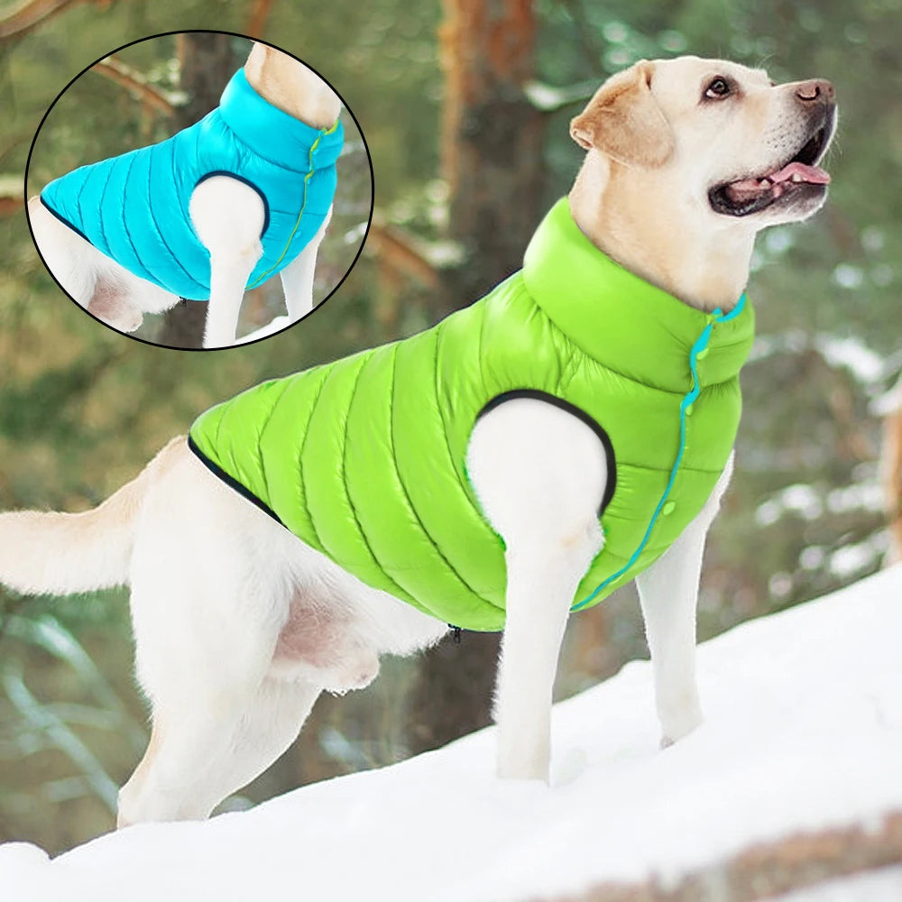 Winter Dog Vest Reversible