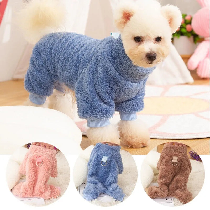 Dog Plush Jumpsuit
