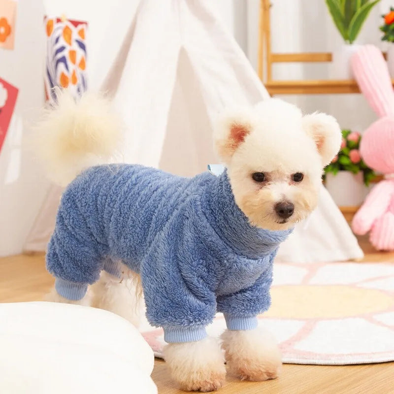 Dog Plush Jumpsuit