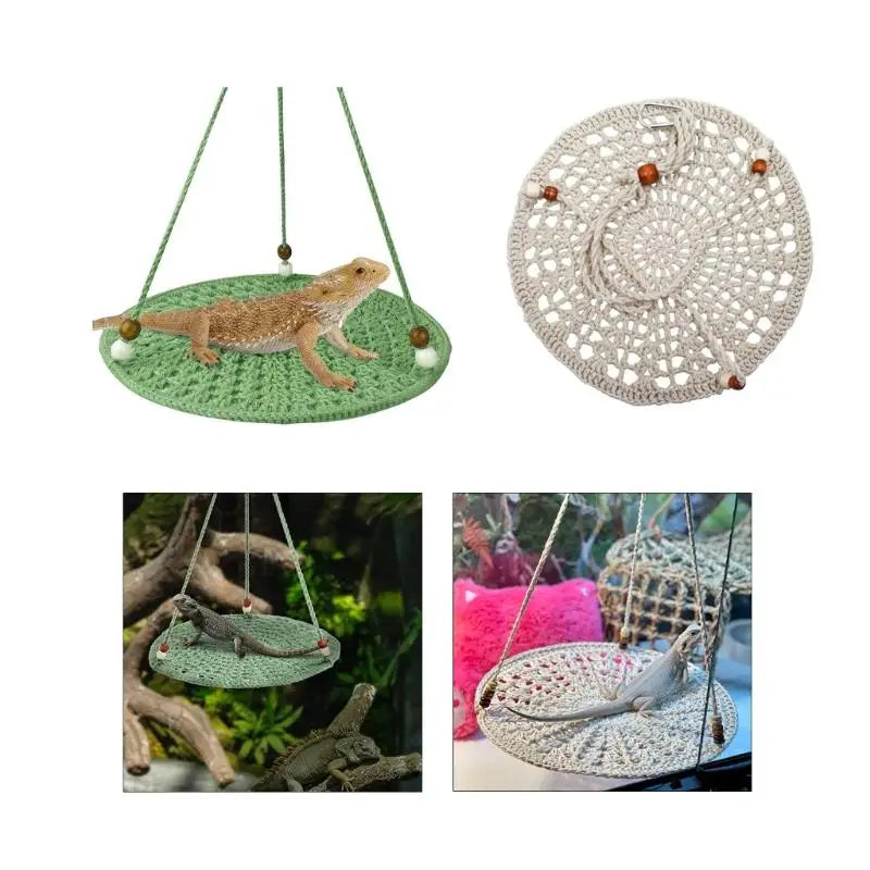Reptile Hammock for Bearded Dragons Geckos Lizards Snake