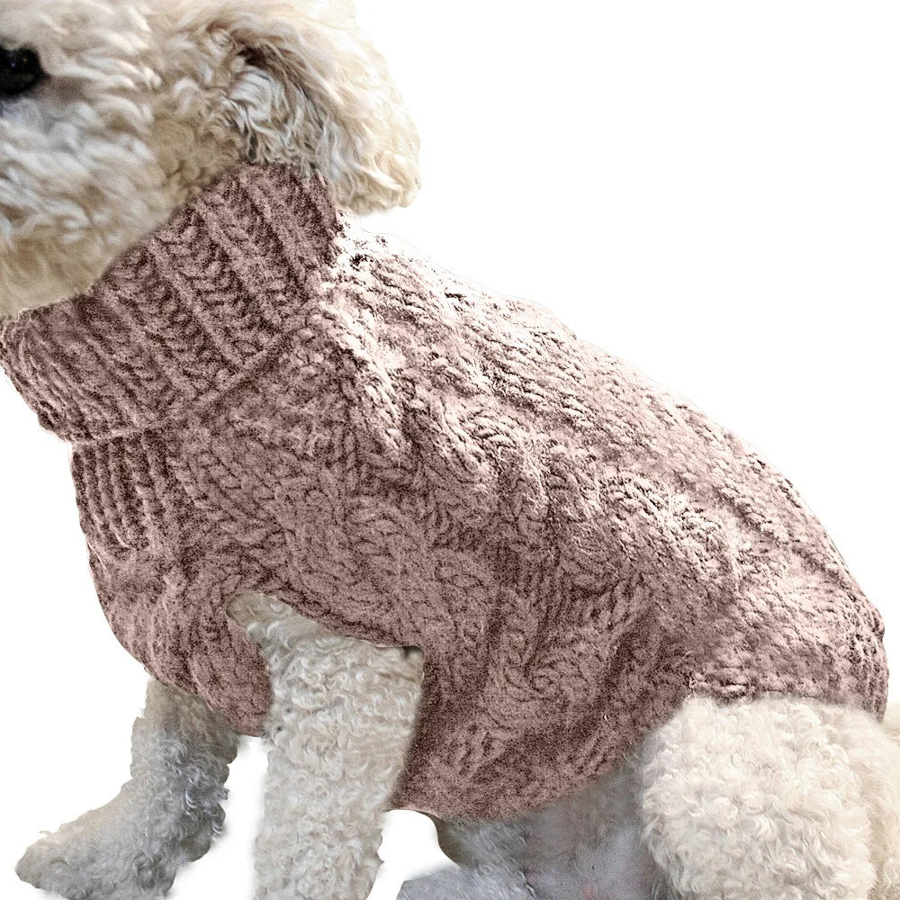 Sweater Winter Knitted Turtleneck