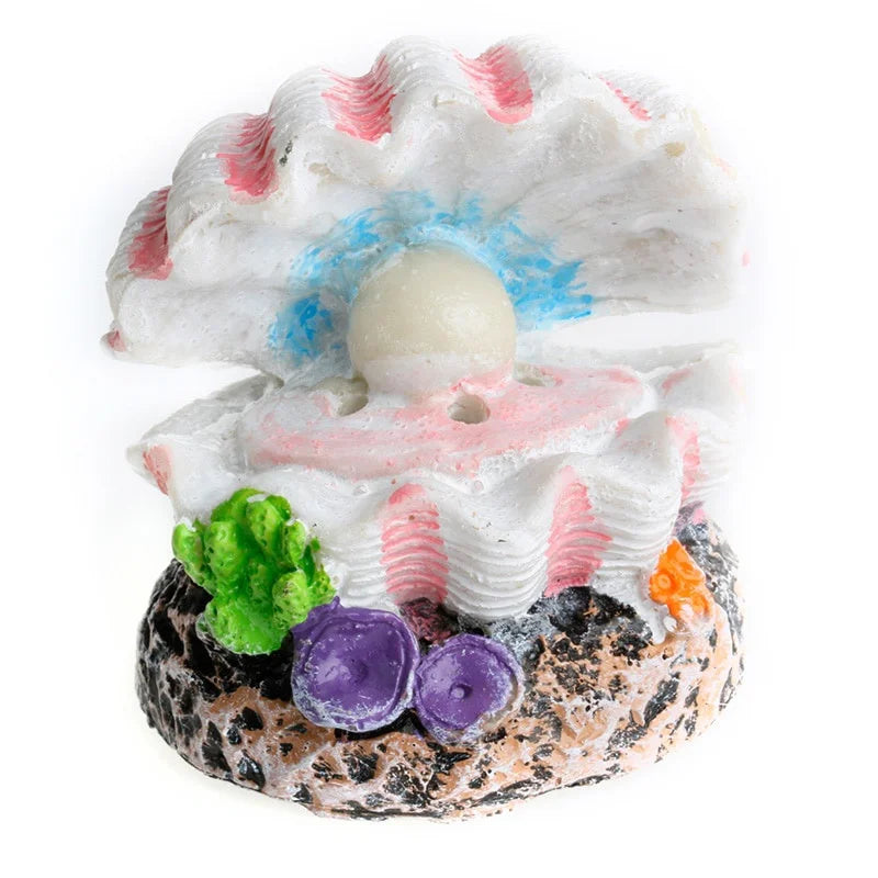Shell Pearl & Air Stone Aquarium