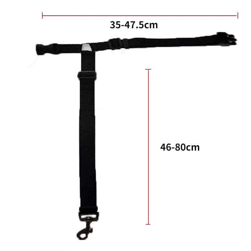Two-in-one Pet Car Seat Belt Leash Backseat Safety Belt Adjustable