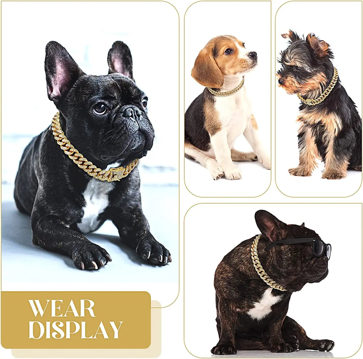 Luxury Pet Rhinestone Necklace