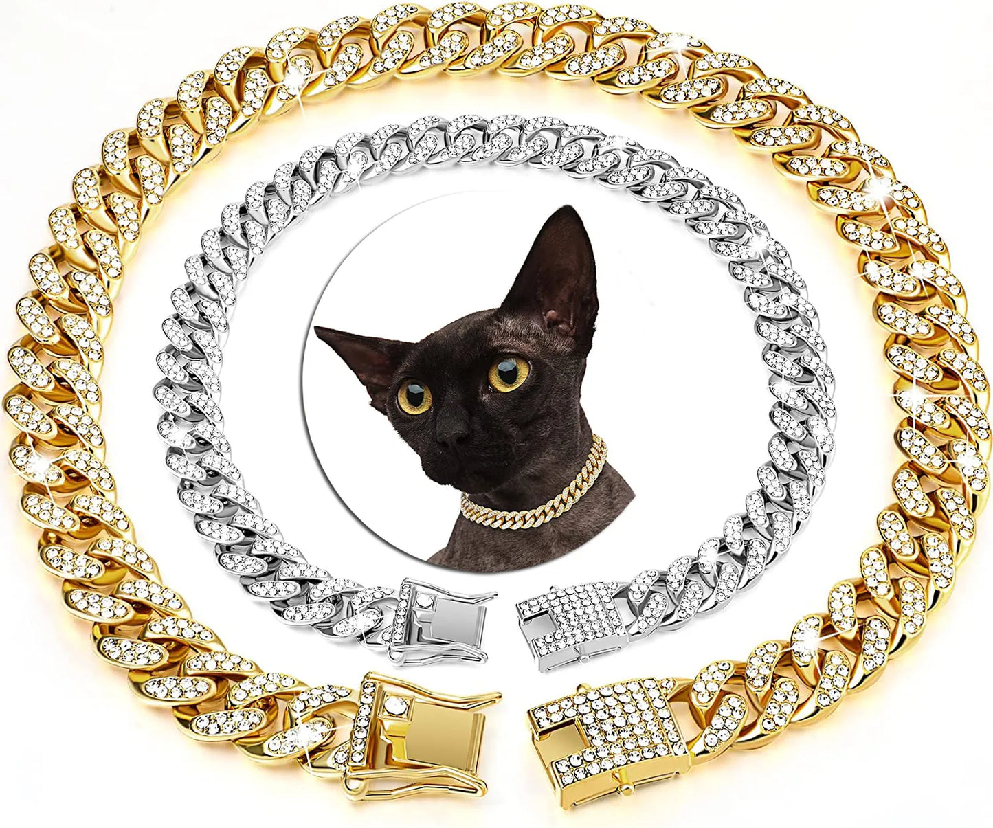 Luxury Pet Rhinestone Necklace