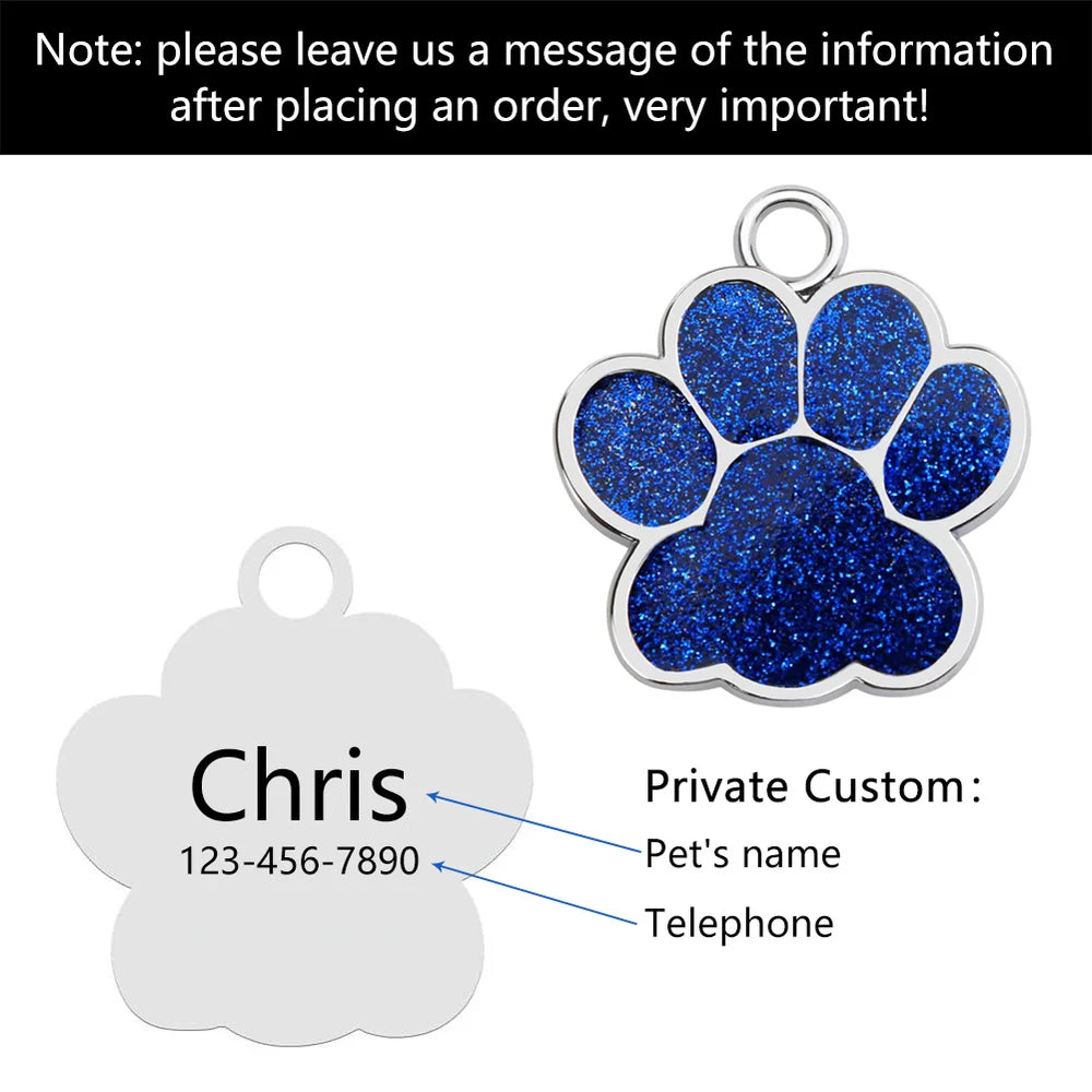 Personalized Engraving Pet Name Tags