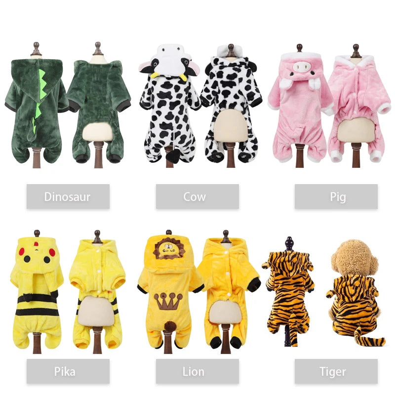 Printed Fleece Jumpsuits