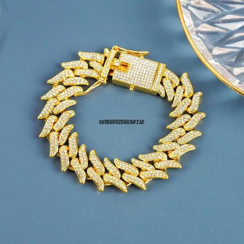 Luxury Cuban Chain Dog Necklace