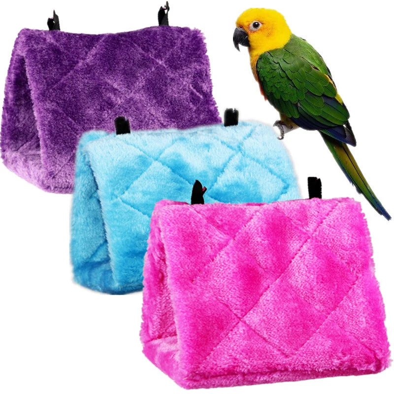 Winter Bird Warm Plush Hammock