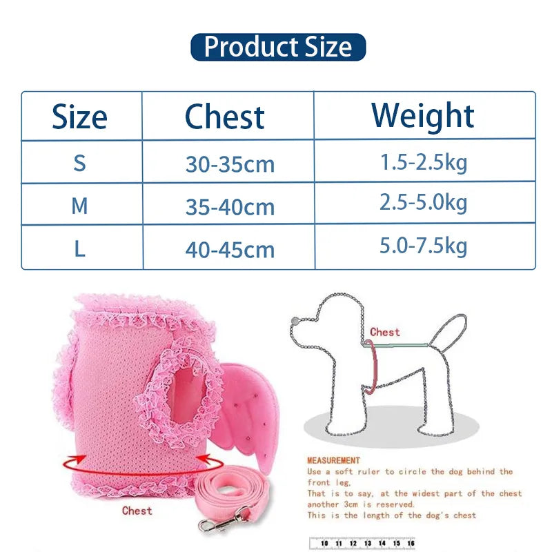 Angel Wing Dog Harness