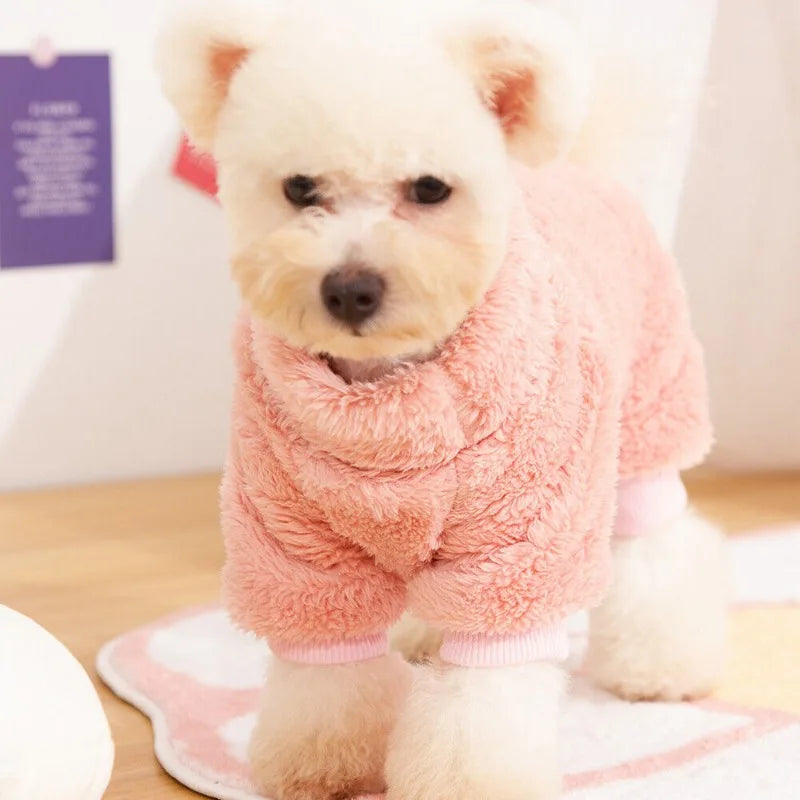 Dog Plush Jumpsuit