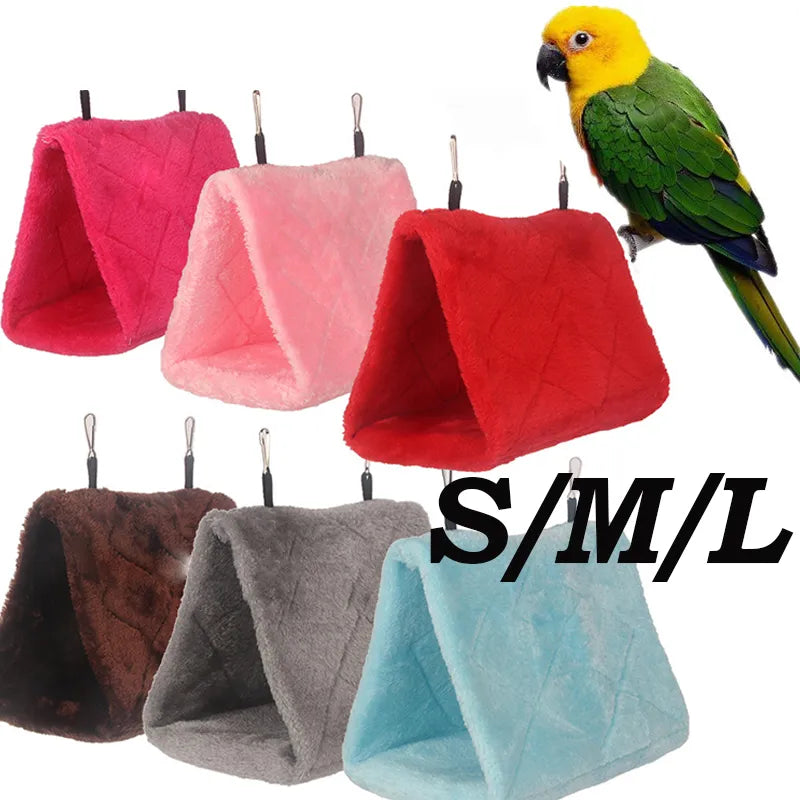 Winter Bird Warm Plush Hammock