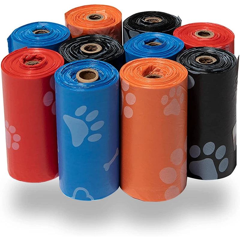 120 Rolls Poop Bags 15Bags/Roll Refill Garbage Bag Pet Supplies