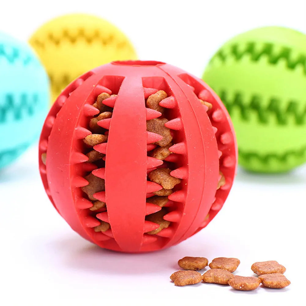 Pet Interactive Rubber Ball Toy