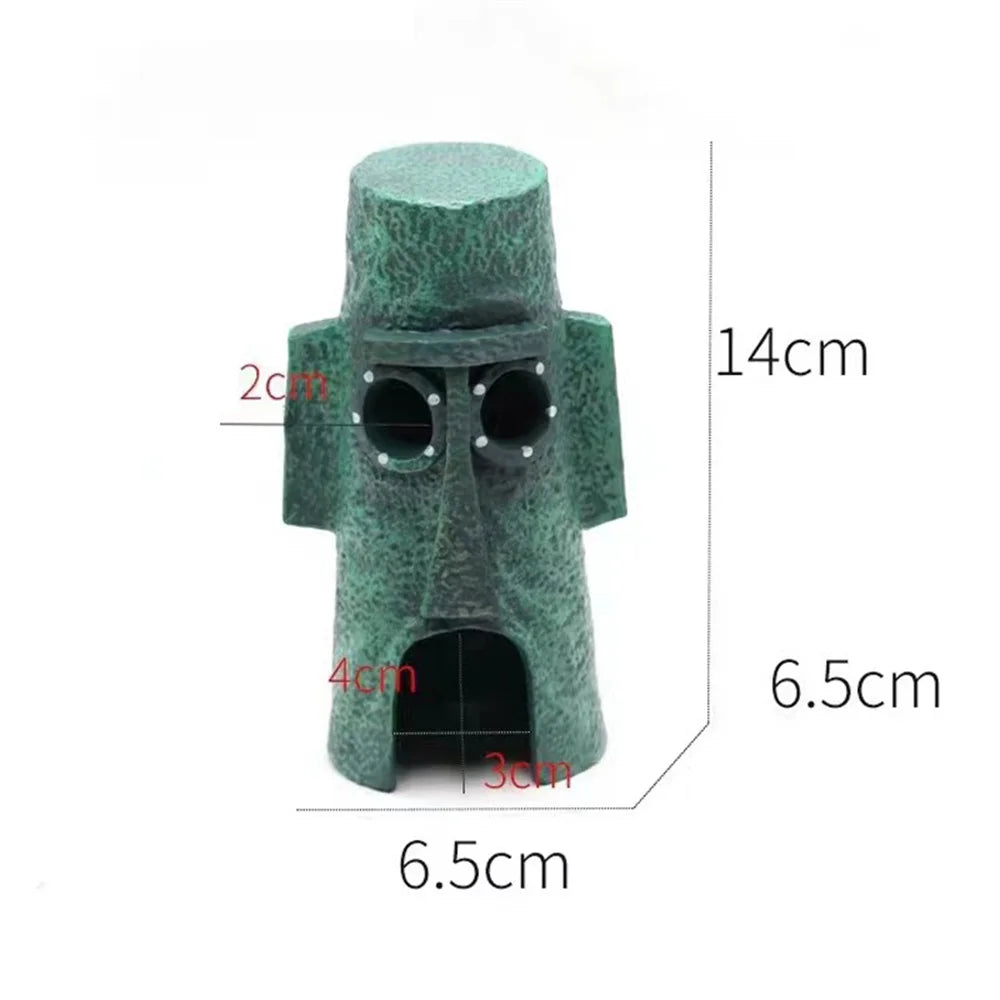 Cartoon Fish Tank Decor Figures