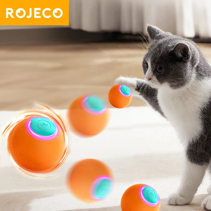 Smart Interactive Cat Bouncing Ball Automatic Rolling Ball