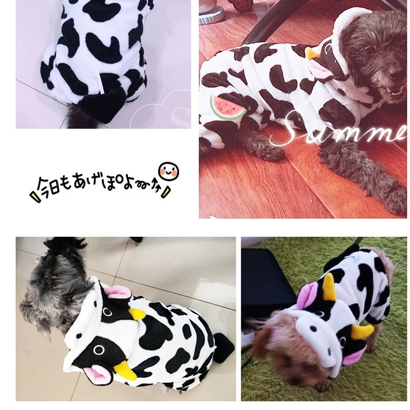 Printed Fleece Jumpsuits