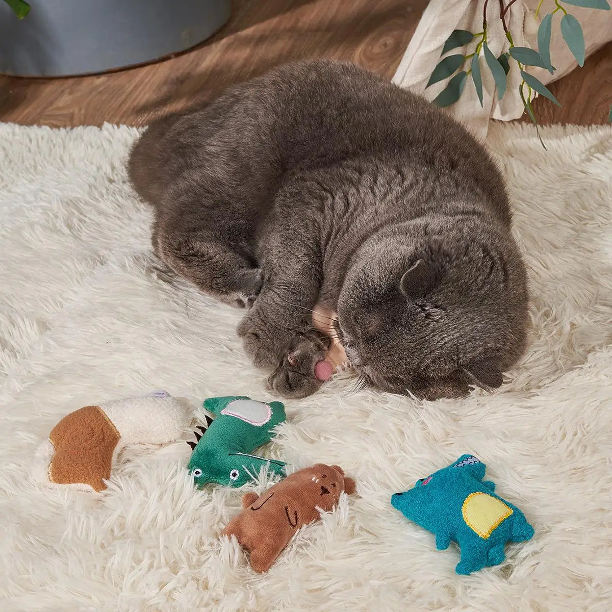 Cats Toy with Catnip Teeth Grinding