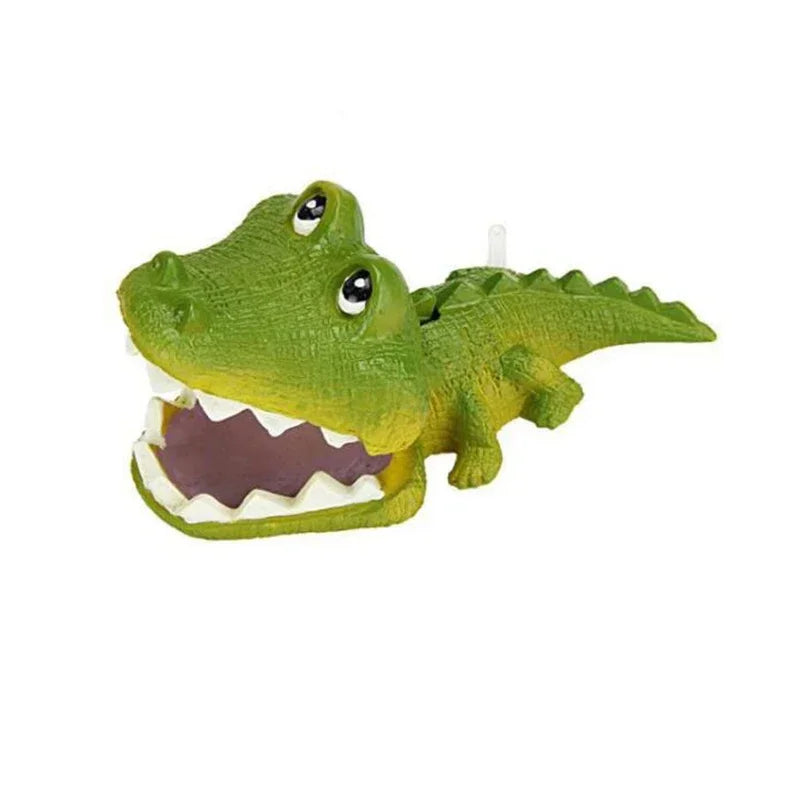 Artificial Simulation Crocodile Aquarium Decoration