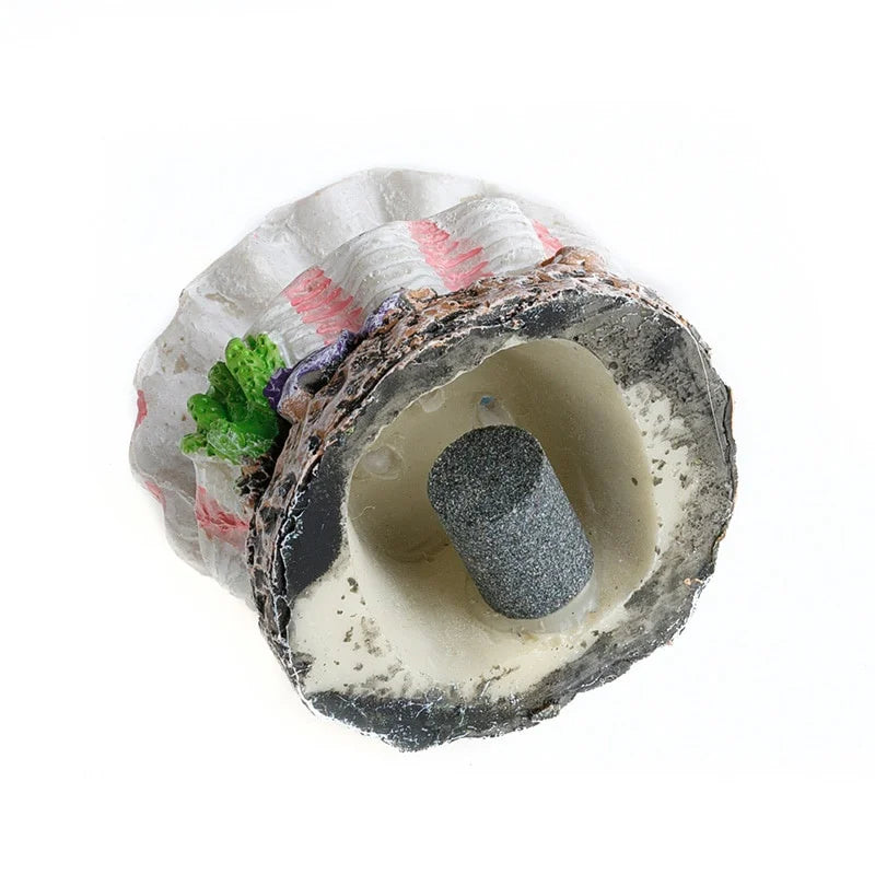 Shell Pearl & Air Stone Aquarium